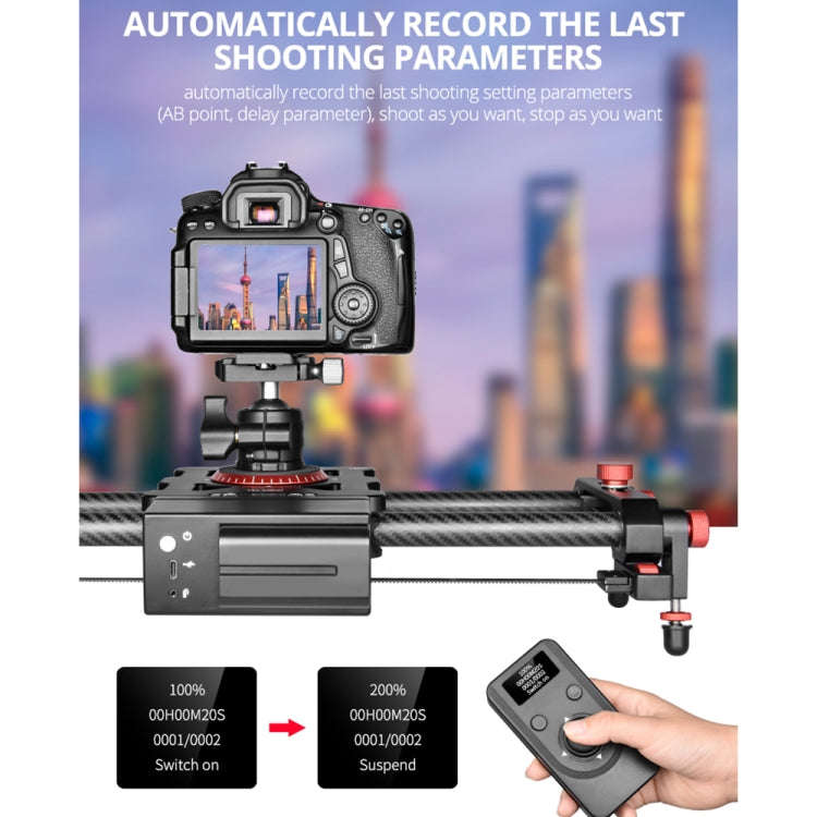 YELANGU L80TC 80cm Electrical Slide Rail Track with 2.4GHz Remote Control for SLR Cameras / Video...