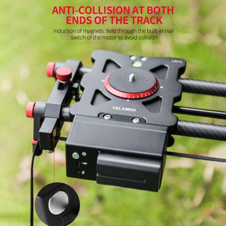 YELANGU L80TC 80cm Electrical Slide Rail Track with 2.4GHz Remote Control for SLR Cameras / Video...