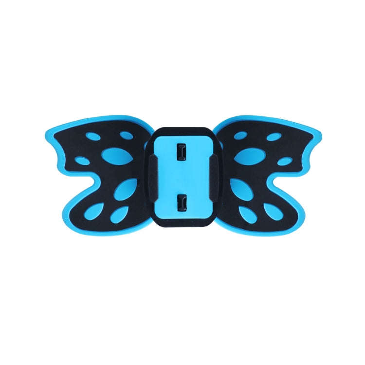 Butterfly Helmet Mount Adapter for GoPro, Insta360, DJI and Other Action Cameras(Blue)
