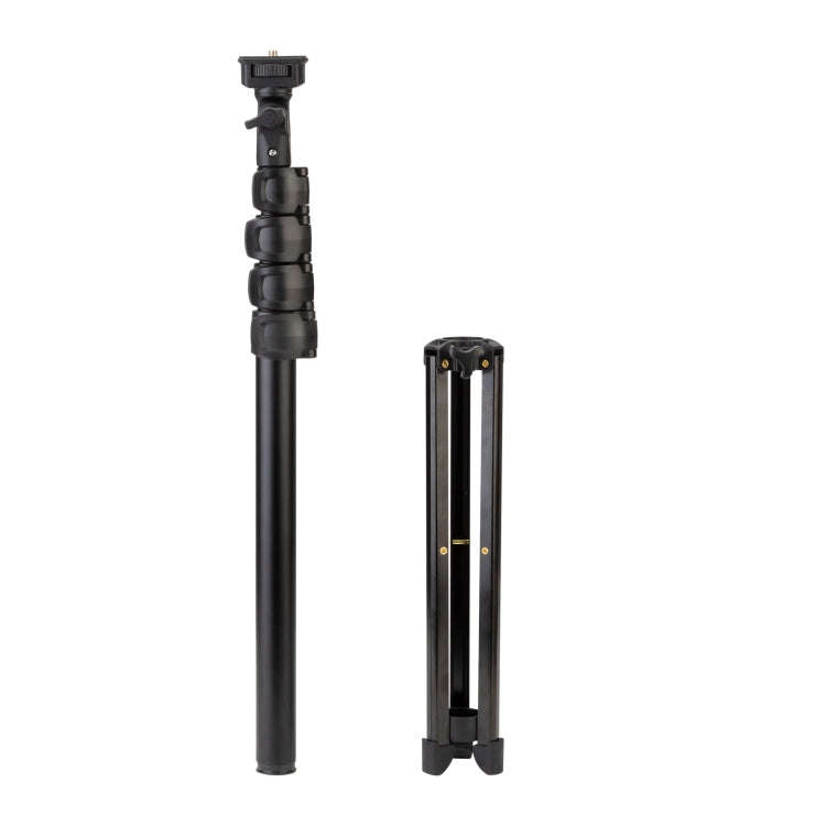 Fotopro TL-960 Foldable 5 Sections 1.56m Height Tripod Mount Holder for Vlogging Video Light  Liv...