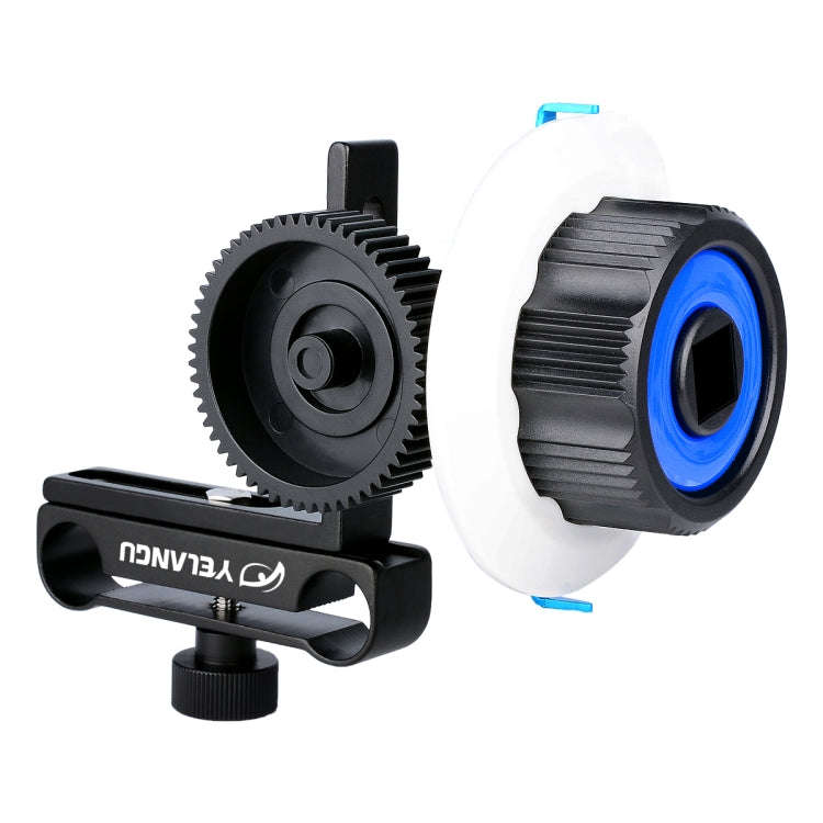 YELANGU F0 Camera Follow Focus with Gear Ring Belt for Canon / Nikon / Video Cameras / DSLR Camer...