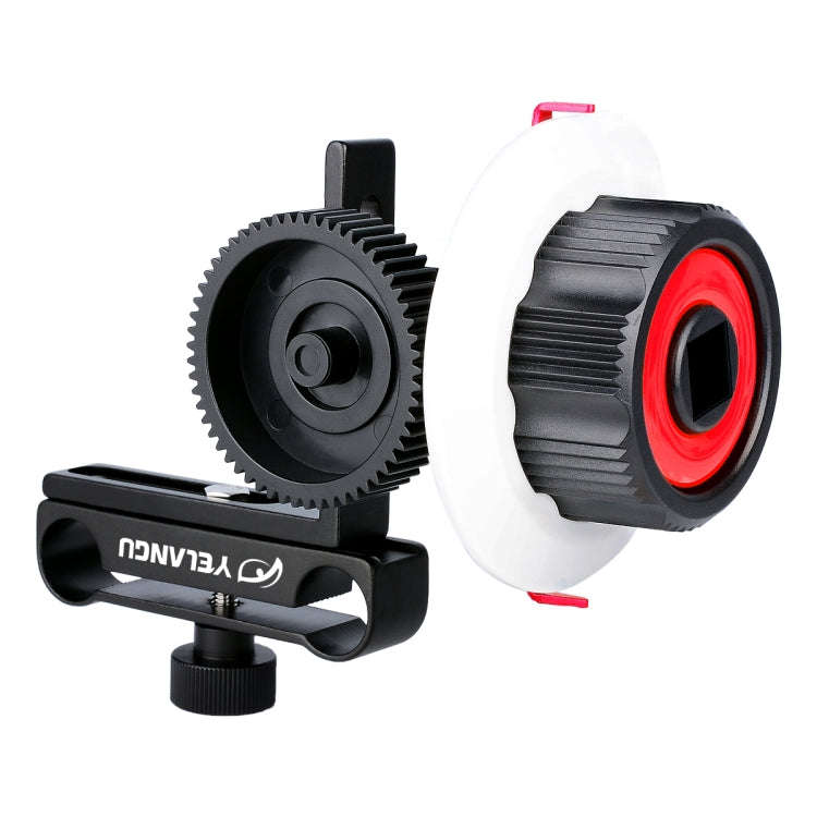 YELANGU F0 Camera Follow Focus with Gear Ring Belt for Canon / Nikon / Video Cameras / DSLR Camer...
