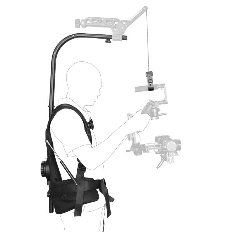 YELANGU B1 Stabilizer Vest Camera Support System for DSLR & DV Cameras, Load: 1-8kg (Black)