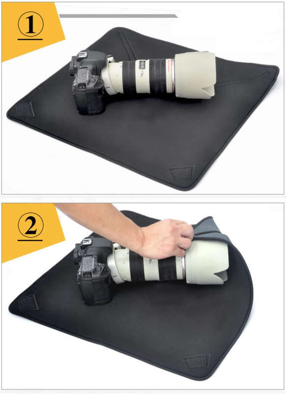 Shockproof Neoprene Bag Magic Wrap Blanket for Canon / Nikon / Sony Camera Lens, Size: 45 x 45cm