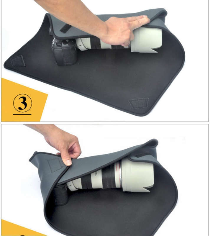 Shockproof Neoprene Bag Magic Wrap Blanket for Canon / Nikon / Sony Camera Lens, Size: 45 x 45cm