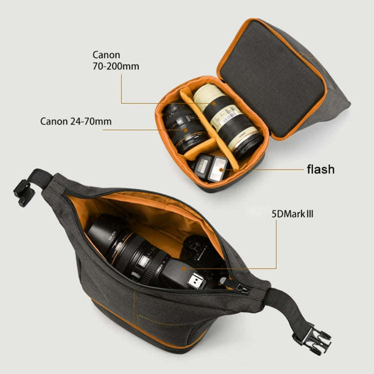 HU107513 Portable Waterproof Scratch-proof Abrasive Material Outdoor Sports Sling Shoulder Bag Ha...
