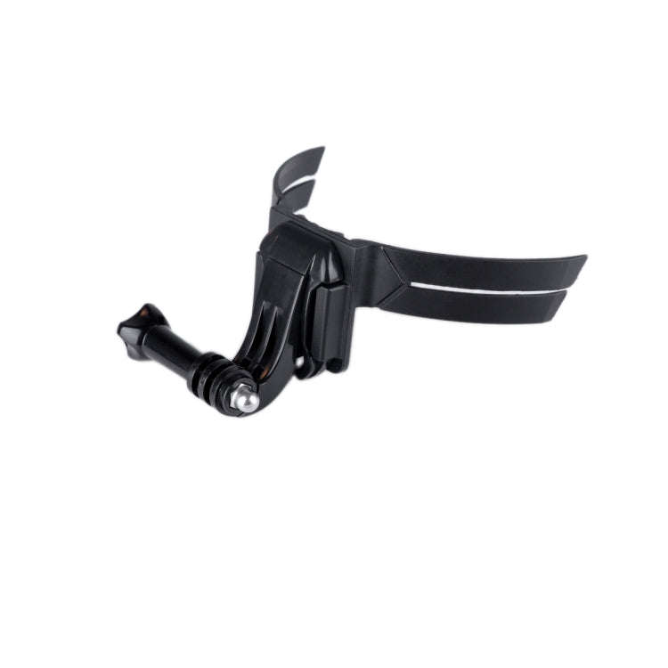 Helmet Mount with J-Hook Buckle  for GoPro, Insta360, DJI and Other Action Cameras (Black)