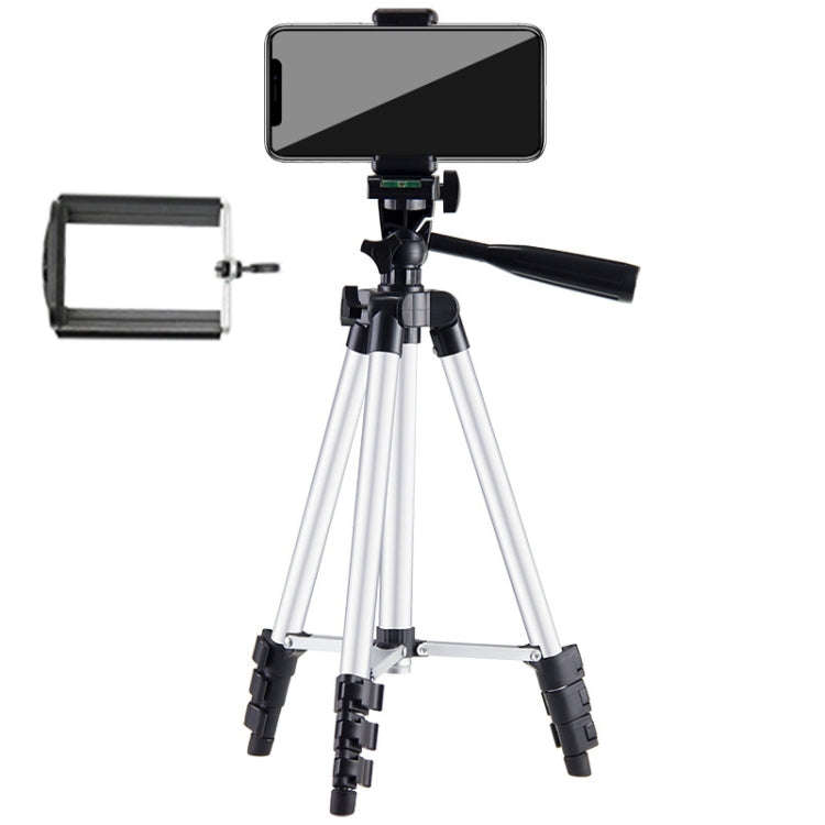 Live Broadcast Tripod 4-Section Folding Legs Aluminum Alloy Tripod Mount with U-Shape Three-Dimen...