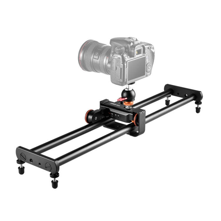 YELANGU L4X-60ET 60cm Splicing Slide Rail Track + Trolley Rail Buckle with Ballhead for SLR Camer...