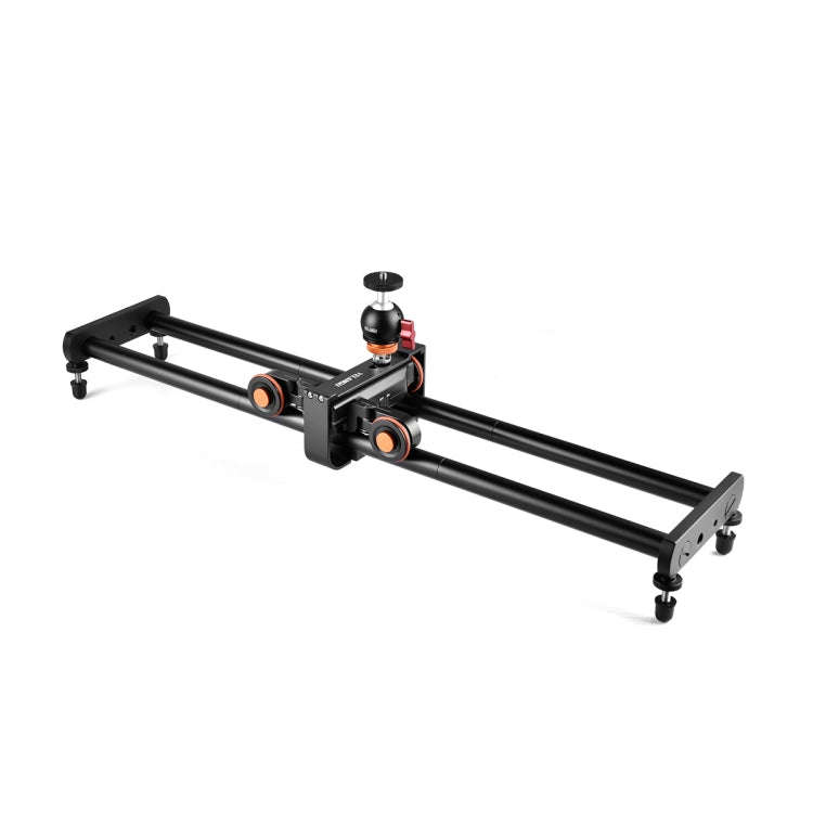 YELANGU L4X-60ET 60cm Splicing Slide Rail Track + Trolley Rail Buckle with Ballhead for SLR Camer...