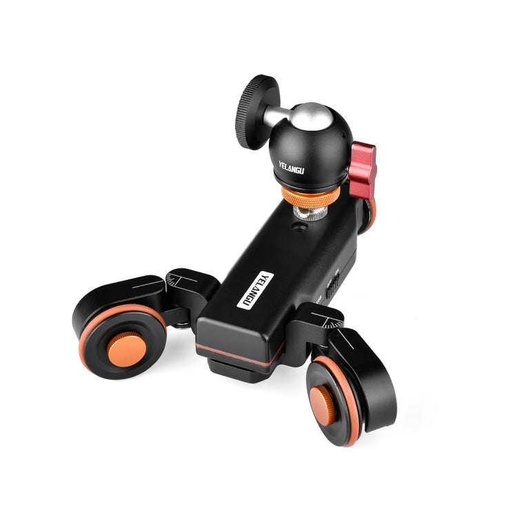 YELANGU L4X-BC Camera Wheel Dolly II Electric Track Slider 3-Wheel Video Pulley Rolling Dolly Car...
