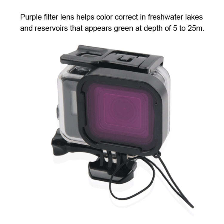 45m Waterproof Housing Protective Case + Touch Screen Back Cover for GoPro NEW HERO /HERO6 /5, wi...