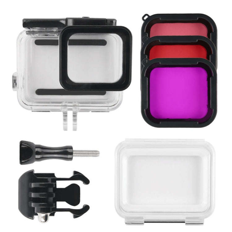 45m Waterproof Housing Protective Case + Touch Screen Back Cover for GoPro NEW HERO /HERO6 /5, wi...