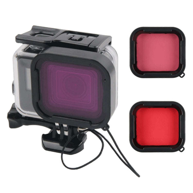 45m Waterproof Housing Protective Case + Touch Screen Back Cover for GoPro NEW HERO /HERO6 /5, wi...
