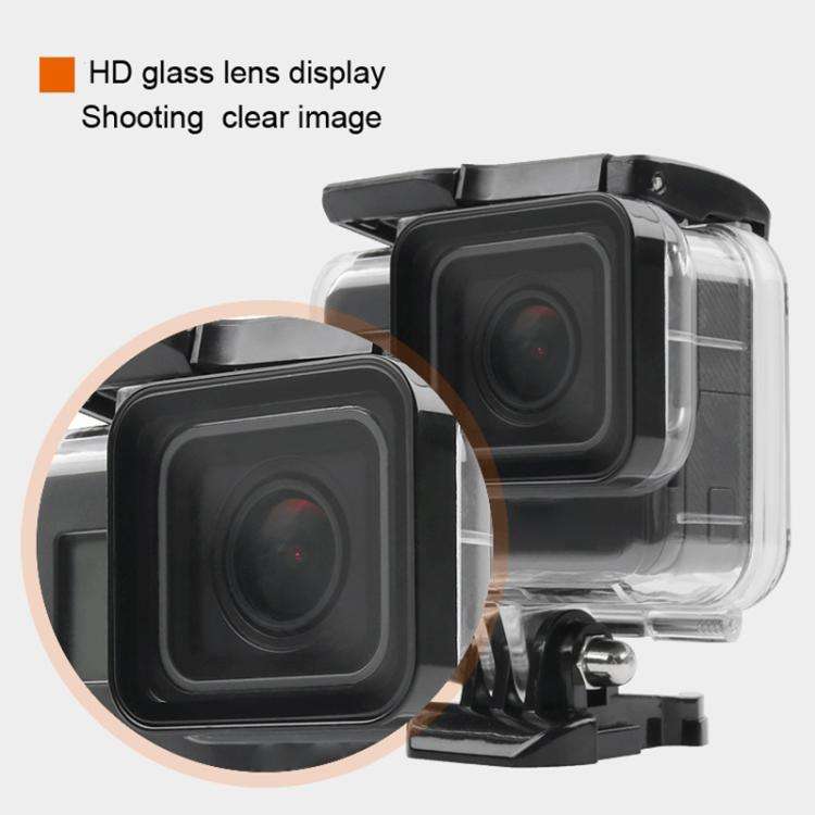 45m Waterproof Housing Protective Case + Touch Screen Back Cover for GoPro NEW HERO /HERO6 /5, wi...