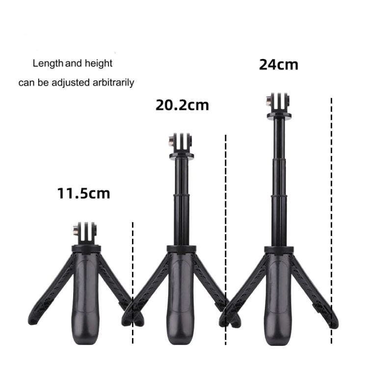 Multi-functional Foldable Tripod Holder Selfie Monopod Stick for GoPro, Insta360, DJI and Other A...
