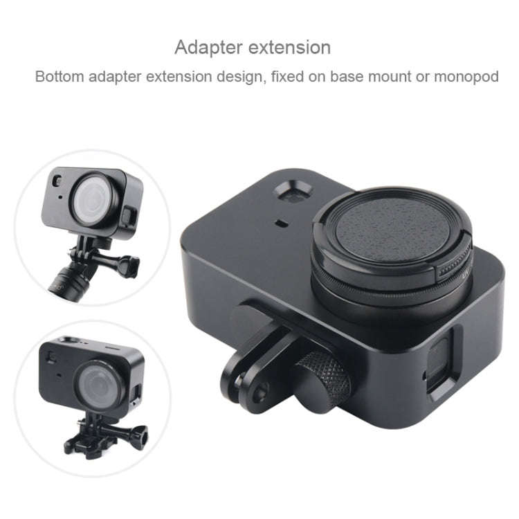 Housing Shell Aluminum Alloy Protective Cage with 37mm Filter Lens & Lens Cap & Screw for Xiaomi ...