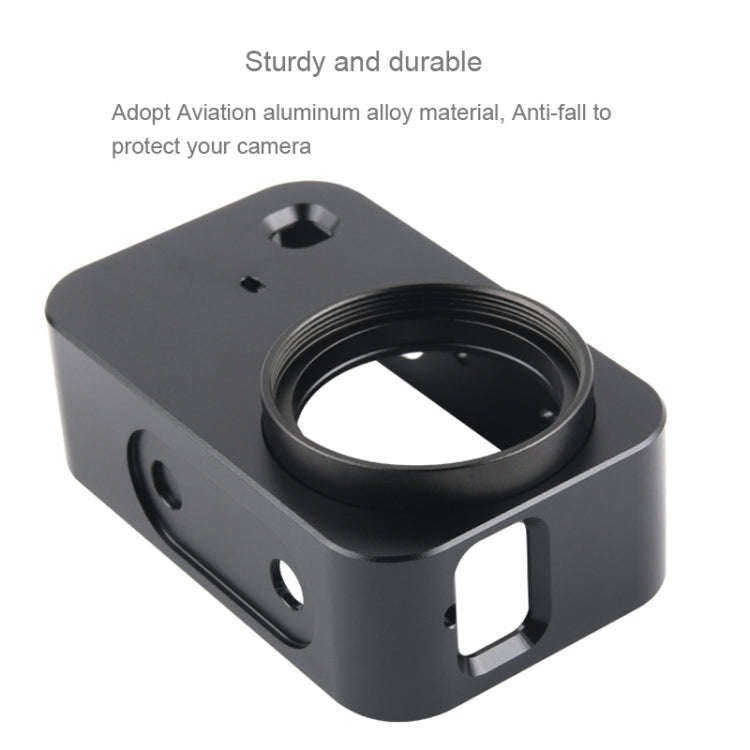 Housing Shell Aluminum Alloy Protective Cage with 37mm Filter Lens & Lens Cap & Screw for Xiaomi ...