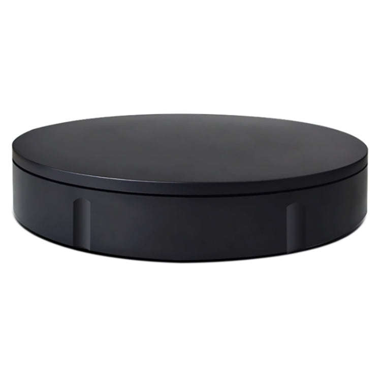 22cm Electric Rotating Display Stand Video Shooting Props Turntable, Load: 50kg, EU Plug (Black)