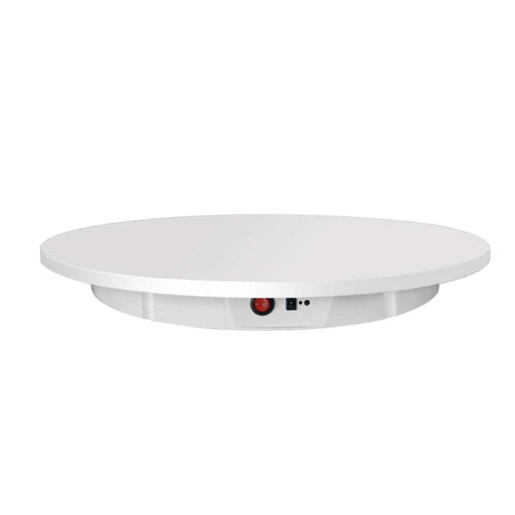 60cm Electric Rotating Display Stand Props Turntable, Load: 100kg, Plug-in Power, EU Plug(White)