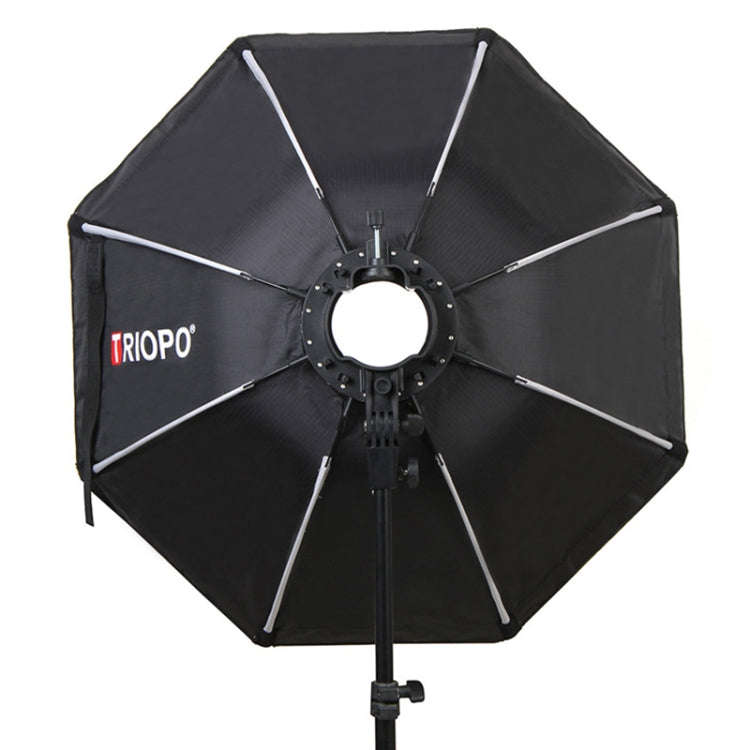 TRIOPO KX90 90cm Dome Speedlite Flash Octagon Parabolic Softbox Diffuser (Black)