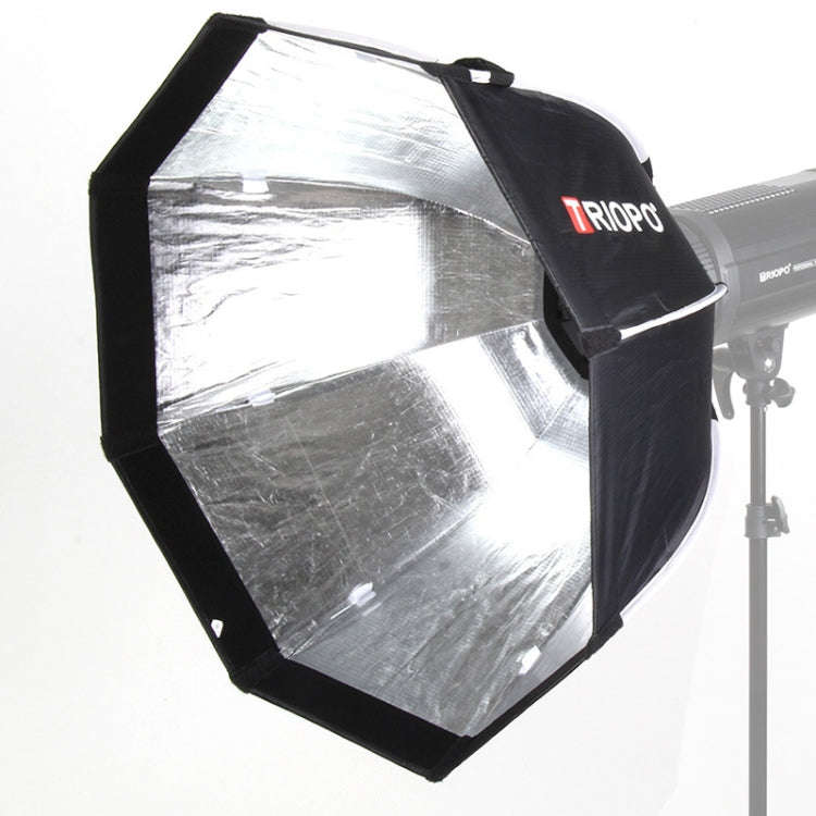 TRIOPO K2-120 120cm Speedlite Flash Octagon Parabolic Softbox Bowens Mount Diffuser (Black)