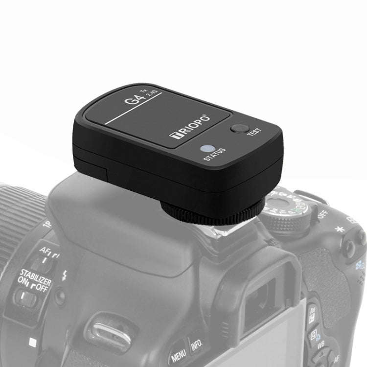 TRIOPO G4 2.4G Wireless Flash Speedlite Trigger with Hot Shoe (Black)