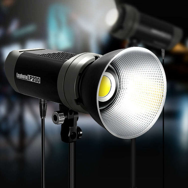 Lophoto LP-200Bi 200W Dual-Color Temperature Continuous Light LED Studio Video Fill Light(US Plug)