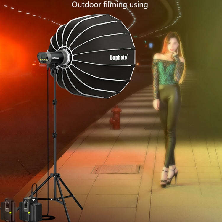 Lophoto LP-200Bi 200W Dual-Color Temperature Continuous Light LED Studio Video Fill Light(US Plug)