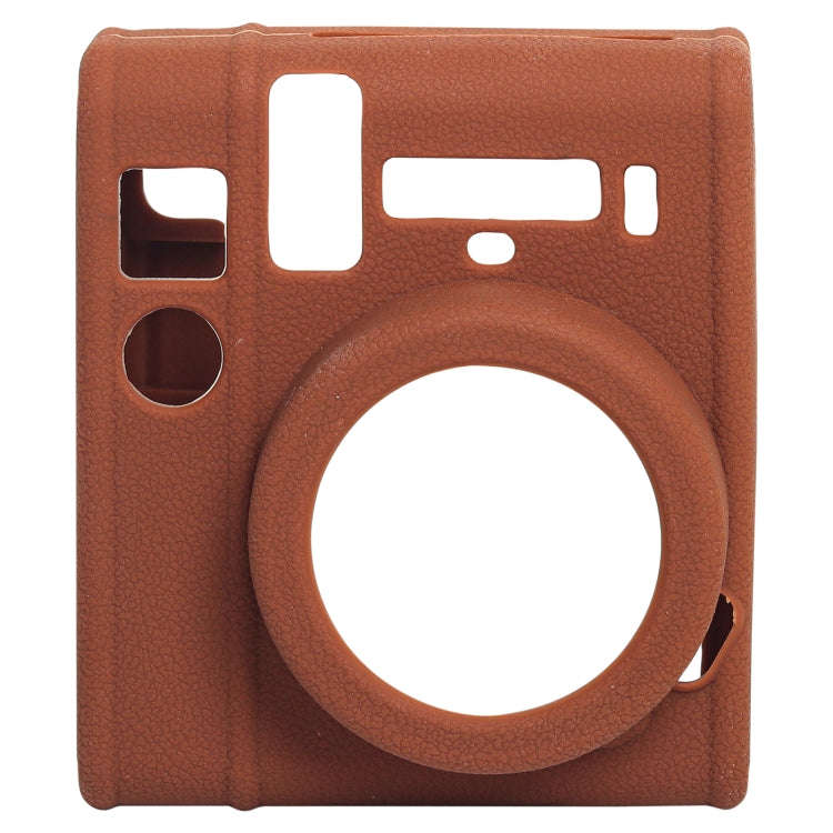 Soft Silicone Protective Case for Fujifilm Instax mini 40 (Brown)