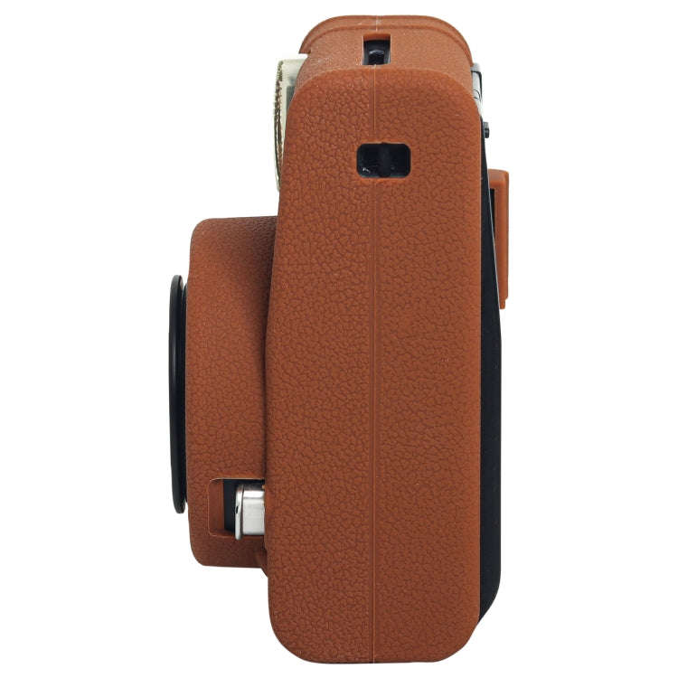 Soft Silicone Protective Case for Fujifilm Instax mini 40 (Brown)