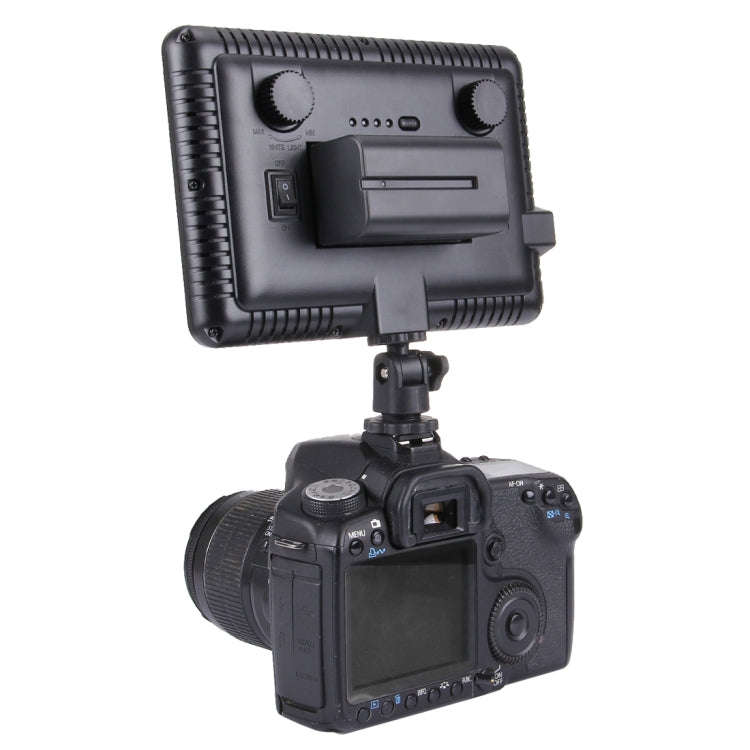 LED-006 104 LED 850LM Dimmable Video Light on-Camera Photography Lighting Fill Light for Canon, N...