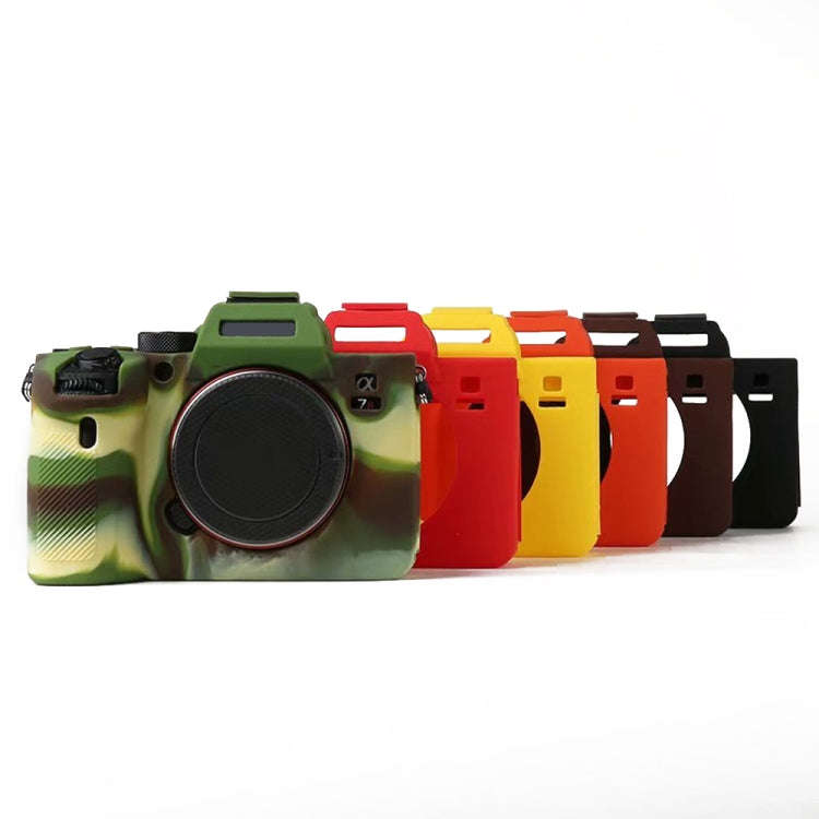 For Sony A7R4 Soft Silicone Protective Case(Red)