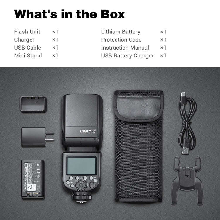 Godox V860 III-P 2.4GHz Wireless TTL II HSS Flash Speedlite for Pentax (Black)