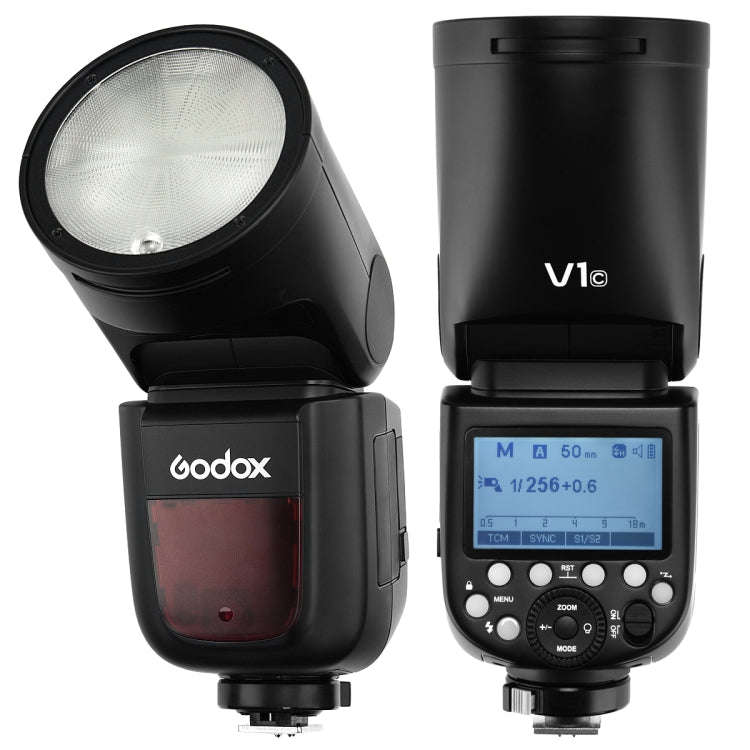 Godox V1C Round Head TTL Flash Speedlite for Canon (Black)