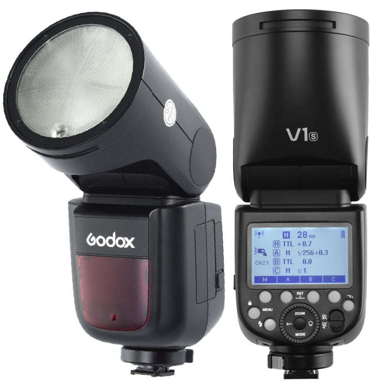 Godox V1S Round Head TTL Flash Speedlite for Sony (Black)