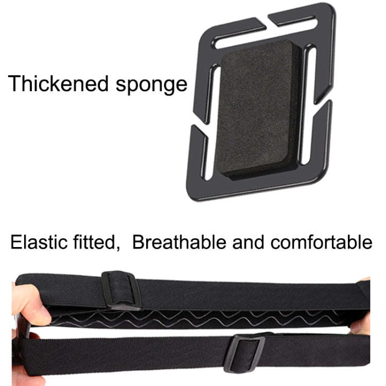 Elastic Mount Belt Adjustable Head Strap with Phone Clamp & Screw & S-type Adapter for GoPro HERO...