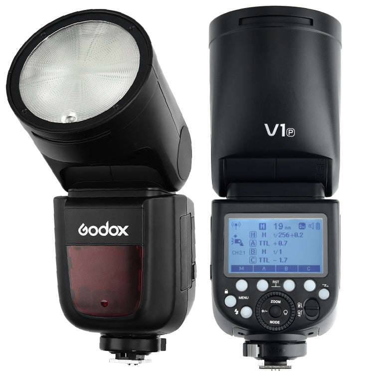 Godox V1P Round Head TTL Flash Speedlite for Pentax (Black)