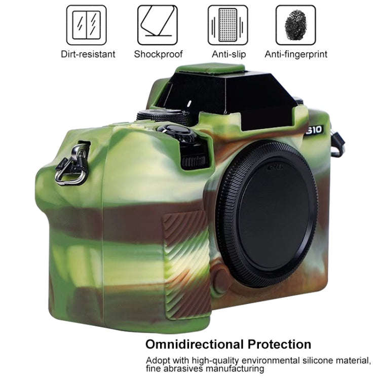 Soft Silicone Protective Case for FUJIFILM X-S10 (Camouflage)