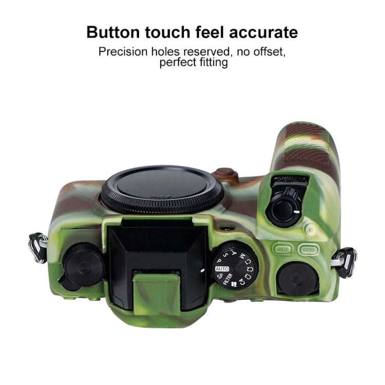 Soft Silicone Protective Case for FUJIFILM X-S10 (Camouflage)