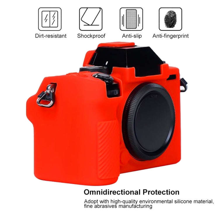 Soft Silicone Protective Case for FUJIFILM X-S10(Coffee)