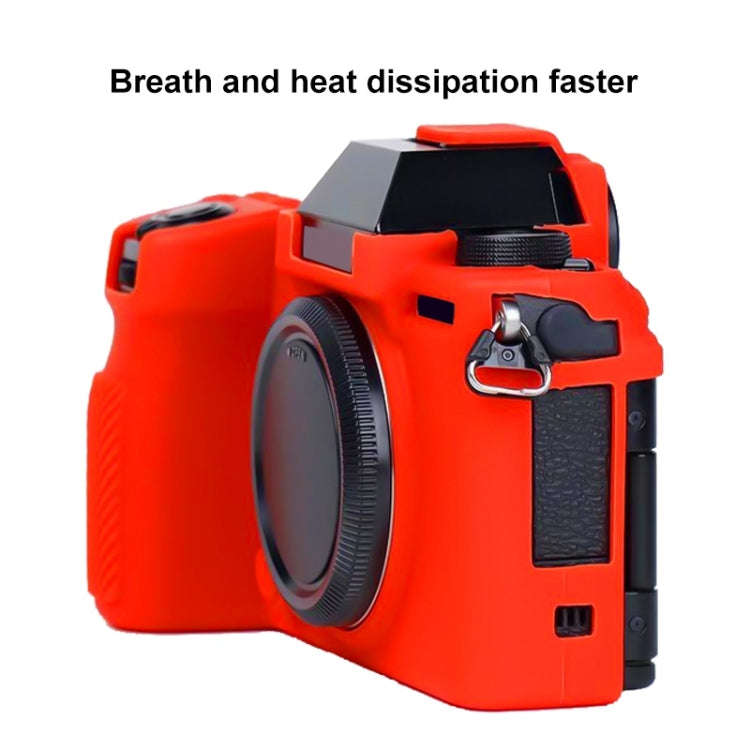 Soft Silicone Protective Case for FUJIFILM X-S10(Red)