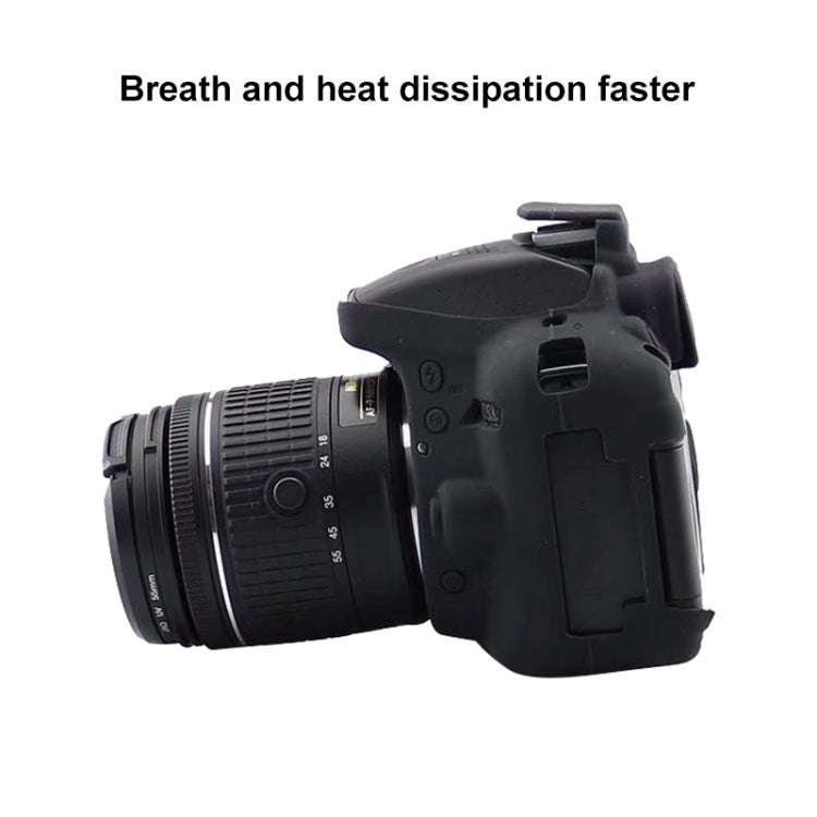 Soft Silicone Protective Case for Nikon D5300(Black)