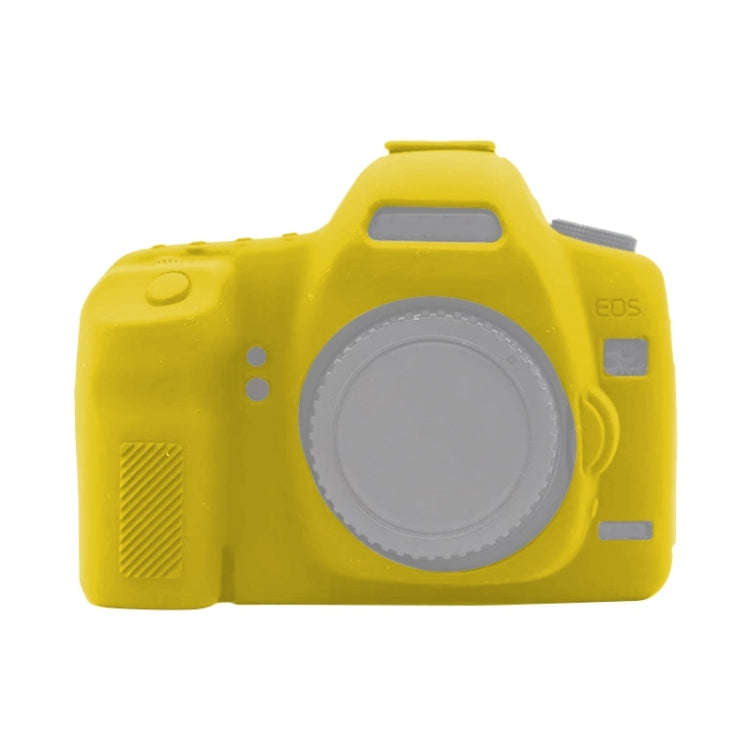 For Canon EOS 5D Mark II Soft Silicone Protective Case(Yellow)