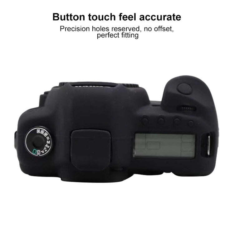 For Canon EOS 5D Mark II Soft Silicone Protective Case(Red)
