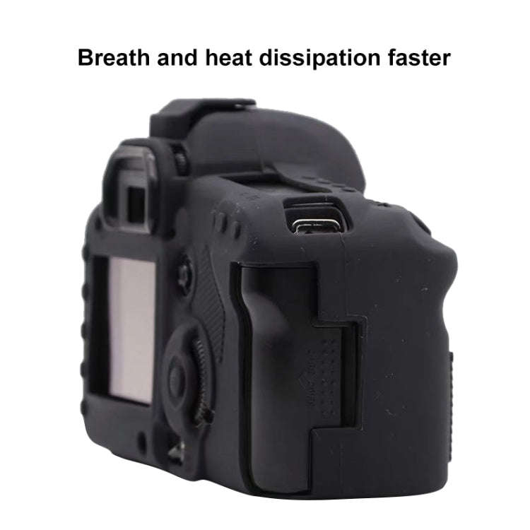 For Canon EOS 5D Mark II Soft Silicone Protective Case(Red)