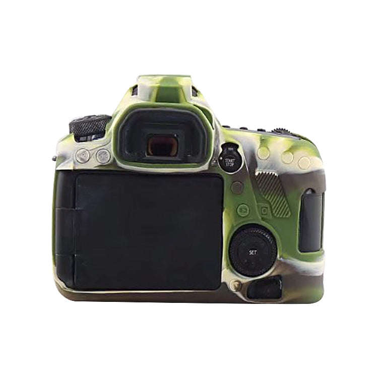 For Canon EOS 6D Mark II Soft Silicone Protective Case (Camouflage)