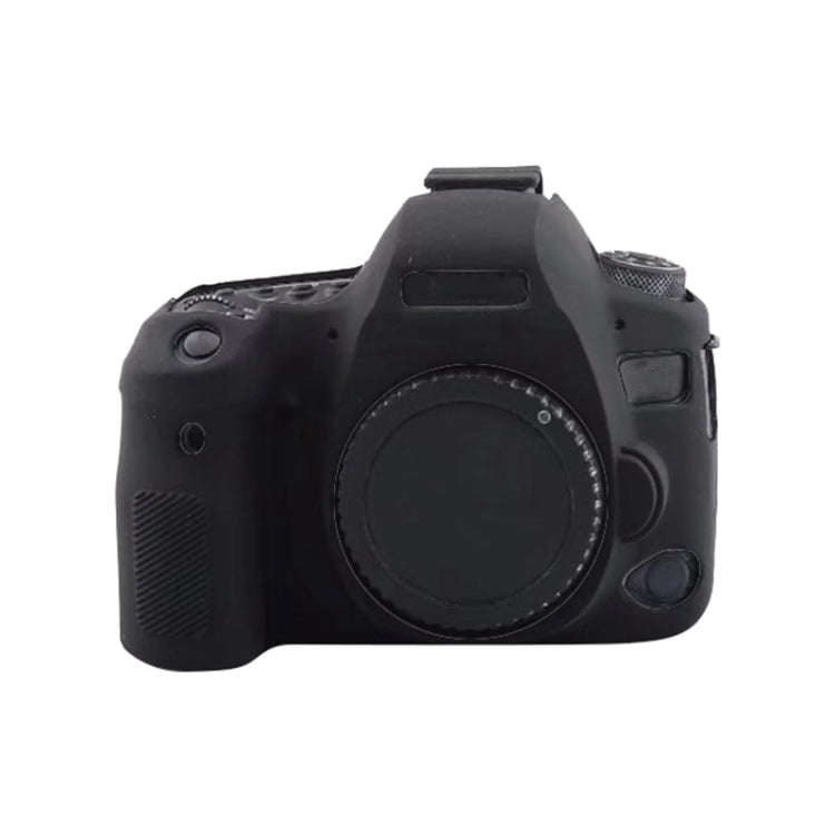 For Canon EOS 6D Mark II Soft Silicone Protective Case (Black)