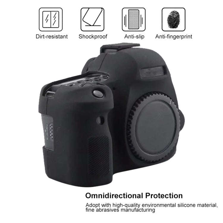 For Canon EOS 6D Mark II Soft Silicone Protective Case (Red)