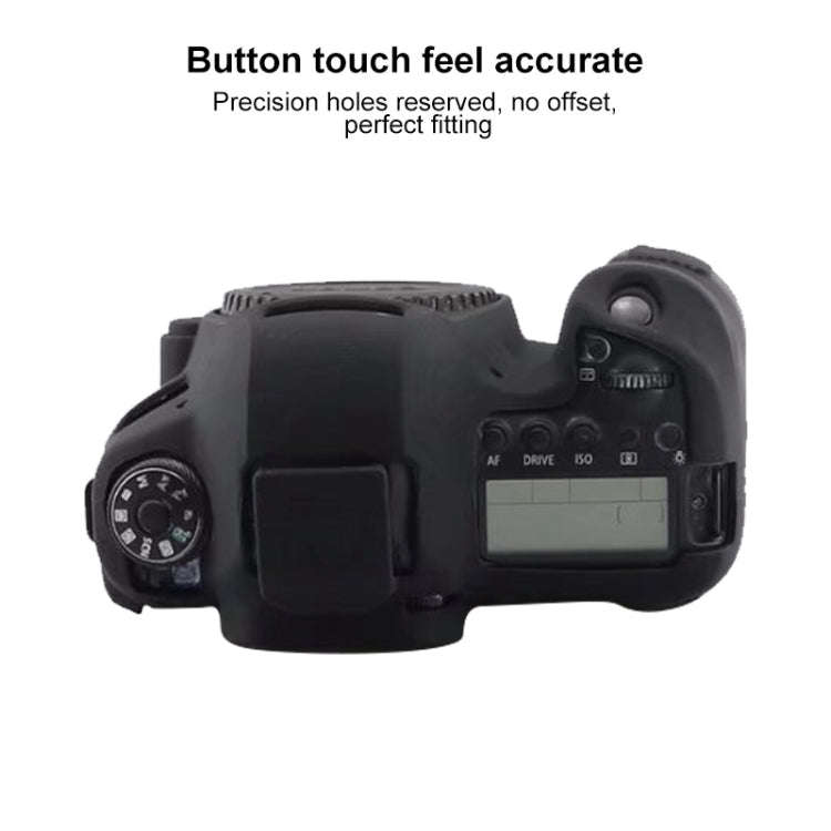 For Canon EOS 6D Mark II Soft Silicone Protective Case (Red)